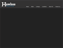Tablet Screenshot of hawkesproperties.com